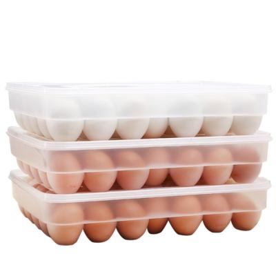 China Direct Rack 24 Cell Food Factory Supplier Single Layer Custom Refrigerator Egg Storage Box for sale