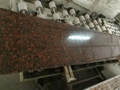 China Carmen Red Natural Stone Granite Countertops Customized Service for sale