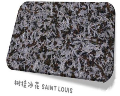 Κίνα Countertop κεραμιδιών γρανίτη του Saint-Louis καφετιά εξωτερική επένδυση τοίχων προς πώληση