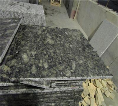 China Butterfly Green Cleaning Granite Countertops Surface Polished Design for sale