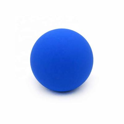 China Wholesale Custom Point Waterproof Elastic Rubber Therapy Ball Lacrosse Silicone Peanut Yoga Roller Massage Ball for sale