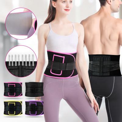 China Elasticity Manufacturer Breathable Elastic Adjustable Neoprene Trimmer Sweat Belt Slimming Waist Trimmer Belt Waist Bandage Support for sale