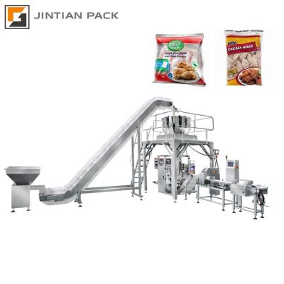 China Food CE Chicken Legs Dumpling Frozen Food Weigher Packing Machine en venta