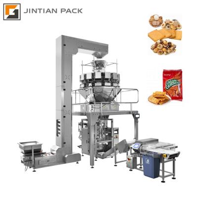 China Hot Multi Head Automatic Nut Core Snack Weigher Food Product Fruit Dry Packing Machine Te koop