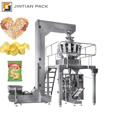 中国 Multihead Automatic Weigher Nut Pistachio Almond Food Peanut Vertical Packing Machine 販売のため