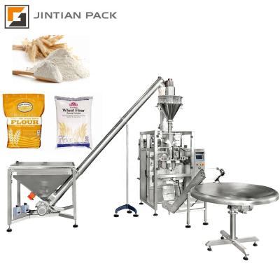 Chine Food CE JINTIAN PACK Automatic 2kg 5kg Grain Corn Wheat Flour Powder Packing Machine à vendre