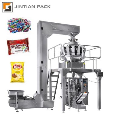 China European Food Market CE 120 180 Dry Food Bags Potato Chips High Speed ​​Automatic Packing Machine for sale