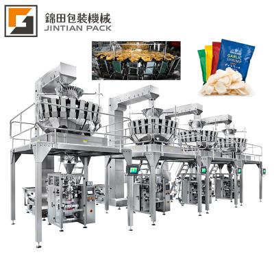 China High Speed ​​Food Packing French Fries Roasted Packaging Machine Max Min 180 Bags Banana Peanut Beans for sale