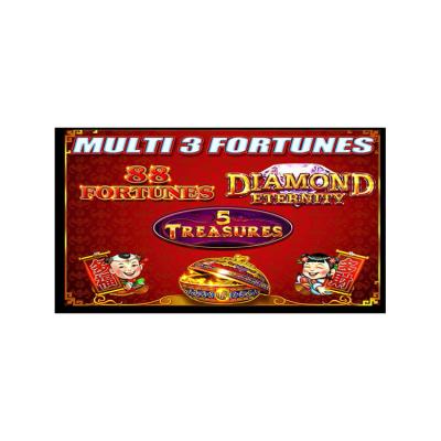 China Cheap Multi Fortunes 3 Video Game Console Best Wms 550 Life Of Gold Fox340 Pog Multi Fortunes Luxury Pot Of 3 for sale