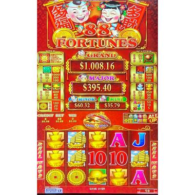 China 88 Fortunes Casino Gambling Vertical Slot Game Board 88 Fortunes for sale