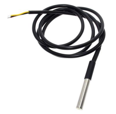 China Temperature Sensor 18B20+ 3 Meters Waterproof Stainless Steel Temperature Probe 18B20 Temperature Sensor for sale