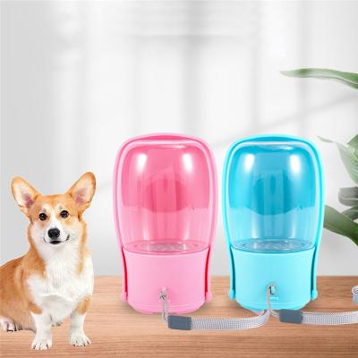 China Portable Travel Viable Portable Dog Water Bottle 280ml Smart Dog Water Bottle for sale