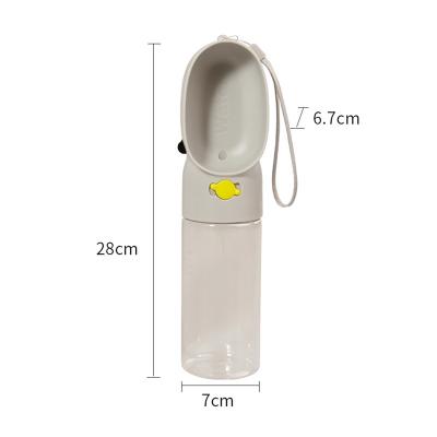 China Eco-Friendly Sustainable Dog Water Bottle Outdoor Portable Dog Water Bottle 500ml Dog Water Bottle for sale