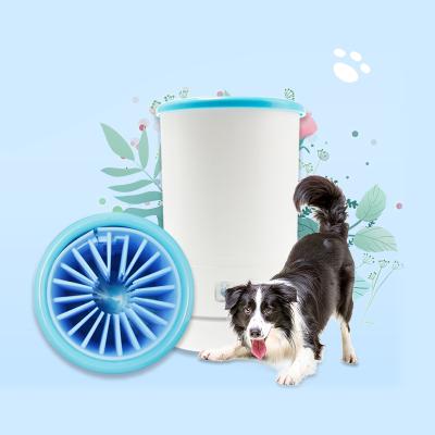 China Viable Portable Dog Paw Washer Cleaner Dog Foot Wash Cup with Paw Cleaning Cup for sale