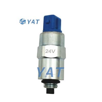 China Truck Crane Spare Parts Excavator Spare Parts DC12V 24V 26420469 26420472 2641A312 Shutdowm Solenoid Valve for sale