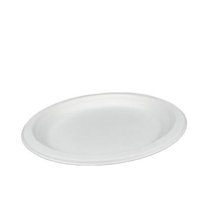 China Sugarcane Bagasse Compostable Tableware Disposable Biodegradable Tableware for sale