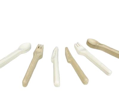 China Disposable Biodegradable Sugarcane Plates Compostable Fork Tableware Fork for sale