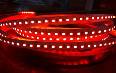 China 1m 120LEDs / m 24V 12v led light strips flexible Epistar , smd 3535 exterior led strip lighting for sale