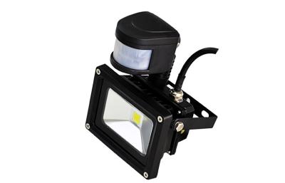 China 10 luz de inundación al aire libre del vatio PIR LED, IP65 AC85V~265V con el microprocesador de la MAZORCA LED de Bridgelux en venta