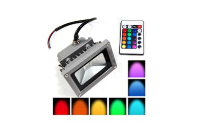 China IP65 prenda impermeable AC120V luz de inundación del RGB LED de 20 vatios 2 años de garantía en venta