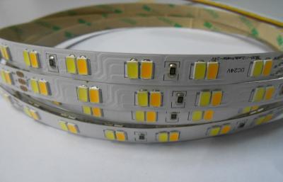 China LEIDENE van de Comercialsmd5630 Twee Kleur Strook 112 Leds/M 50lm - 55lm Te koop