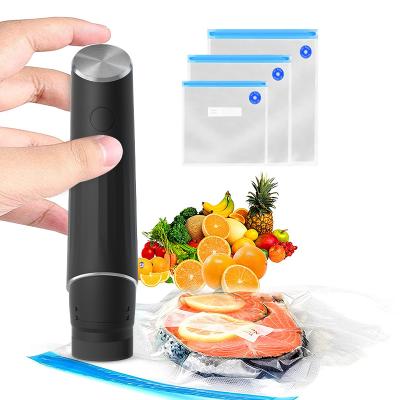 China Usb Safe Hot Rechargeable Household Use Portable Food Saver Vacuum Sealer for sale