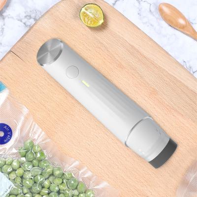 China Mini USB Safe Portable Handheld Vacuum Sealer Machine Rechargeable Hot Sale Use Food Vacuum Sealer for sale