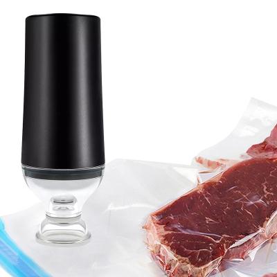 China 2022 New Small Kitchen Appliances Car Portable Vacuum Food Sealer USB Rechargeable Pump Mini Handheld Vaccum Food Sealer for sale