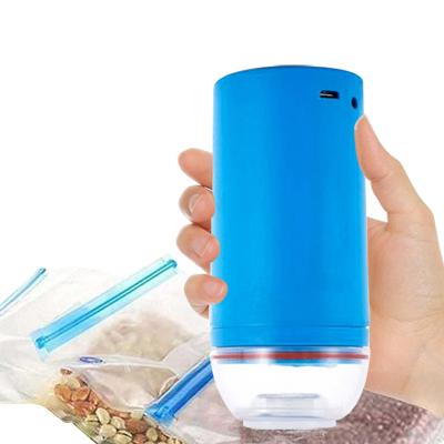 China 2022 Safe Use USB Small Kitchen Appliances Popular Handheld Mini Food Vacuum Sealer Portable Home Rechargeable for sale