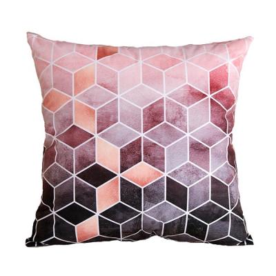 China Plain FabExcel Hot Sales Patterns Geometric Velvet Cushion Covers Pillows Wholesale for sale