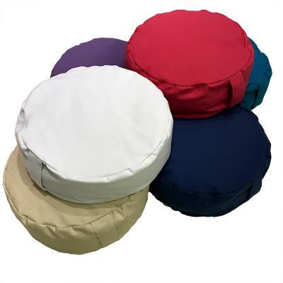 China 2019 Organic Massage Chakra Meditation Cushion Cotton Buckwheat Round Zabuton Zabuton Meditation Cushions for sale