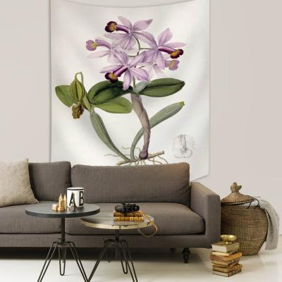 China Plain FabExcel Hot Sale Boho Home Decor Floral Landscape Wall Hanging Customized Tapestry for sale