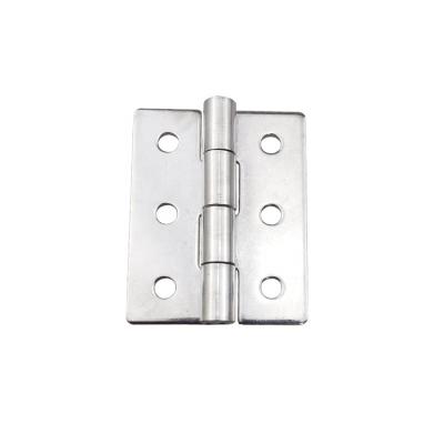 China Stainless Standard Furniture 304 Stainless Steel Mirror Cabinet Door End Hinges for sale