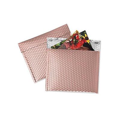 China Strong Adhesive/Shock-resistance/Waterproof Printing/Nice Custom Design Envelopes Padded Bags Rose Gold Glitter Metallic Foil Teal Bubble Mailers Bubble Mailing Logo for sale