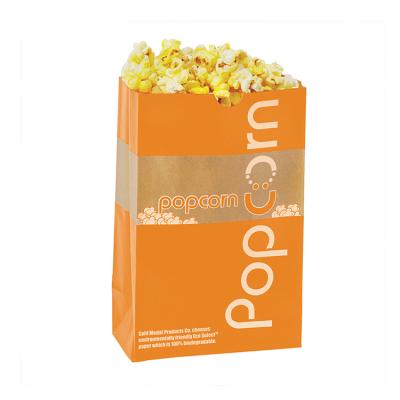 China Wholesale Custom Custom Recyclable Logo Branded Recycled Biodegradable Pop Corn Food Wrapping Paper Print Popcorn Bags For Popcorn for sale