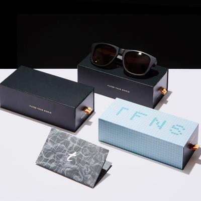 China Neways Recyclable Drawer Cardboard Paper Sunglasses Case Package Gift Box Packaging Sunglasses Box Luxury Custom Sunglasses Packaging for sale