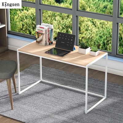 China Extendable desk with white metal legs computer desk office table ome for sale