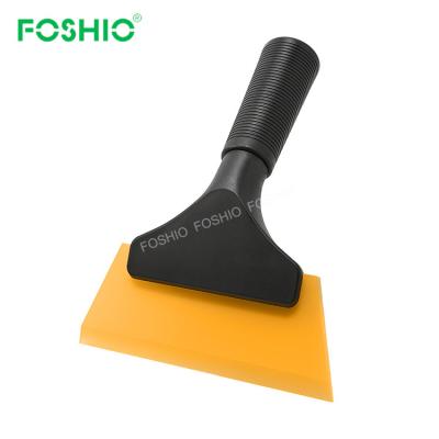 China Foshio Eco - Friendly Design Yellow Soft Rubber Shower Squeegee for sale