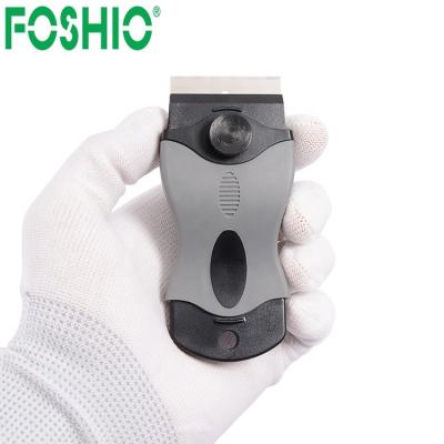 China Wholesale Glue Glass Handy Sticker Safety Foshio Glue Remover Sticker Decals Scraper Razor Cleaning Tool for sale