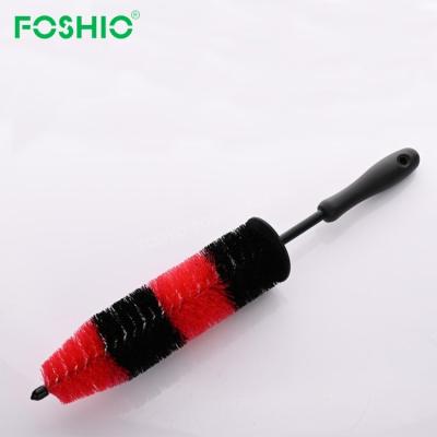 China Durable Foshio Motor Grill Wheel Car Wash Cleaning Brush Auto Detailing for sale