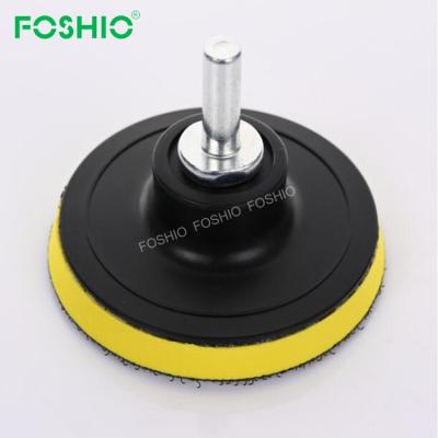 China Fosho High Performance 3 Inch Hook And Loop Square Foam Sanding Pads for sale