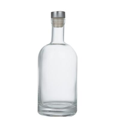 China Classic Beverage 200ml 375ml 500ml 750ml Empty Whiskey Vodka Glass Bottles for sale