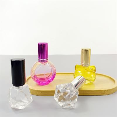 China Cosmetic Hot Shot Mounted Vial Shaped Glass Special Perfume Spray Bottle 10ml for sale