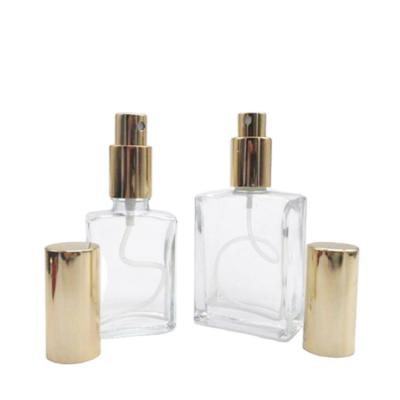 China Personal Care 30ml Square Spray Glass Bottle For Perfume for sale