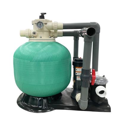 China Pool ; Aquaculture; Ras Systerm China Wholesale Dosing Device Filter Pump Combination Pool Sand Filter And Pumping Combo for sale