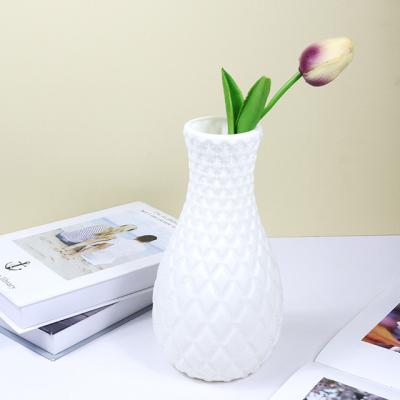 China Hot Selling Custom Made Amazon Durable Material Bus In Vase Ornament Nordic Elegant Creative Plastic Vase For Chair for sale