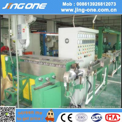 China Physical Coaxial Cable Turkey Customer Foam Cable Extrusion Line for sale