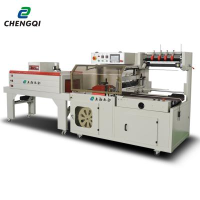 China CLOTHING Side Sealer With Shrink Wrapping Machine For Flooring Angular Line for sale