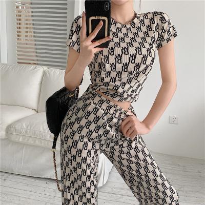 China Comfortable new summer fabric customization 1 set pants QUICK DRY T-shirt for sale