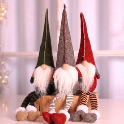 China Fesvital Ornament Elk Handmade Doll Wholesale Christmas Kids Toys Chirstmas Gnome Ornaments Faceless Christmas Decoration Supplies FEI for sale